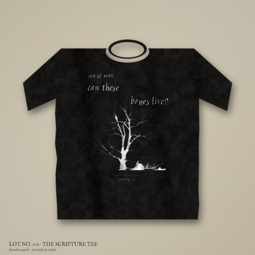 lot no. 001 the scripture tee