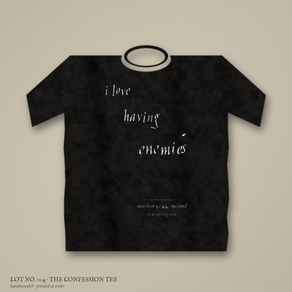 lot no. 004 the confession tee
